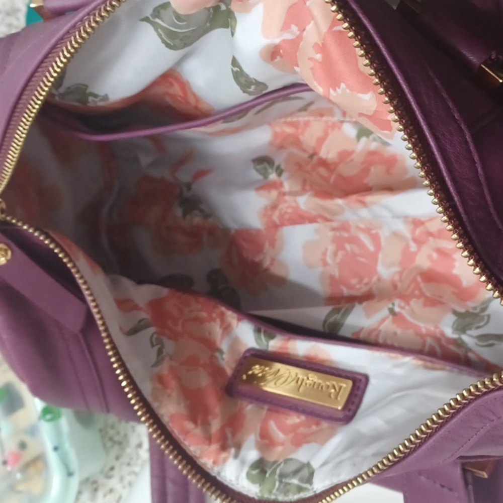 Beautiful Rough Rose's leather top handle bag - Picture 7 of 8